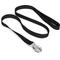 Show in main carousel: Nandog Durable Double Latch Sport Poly-Flex Waterproof Vinyl PVC Dog Leash, Black, Small: 4-ft long, 3/4-in wide slide 1 of 4