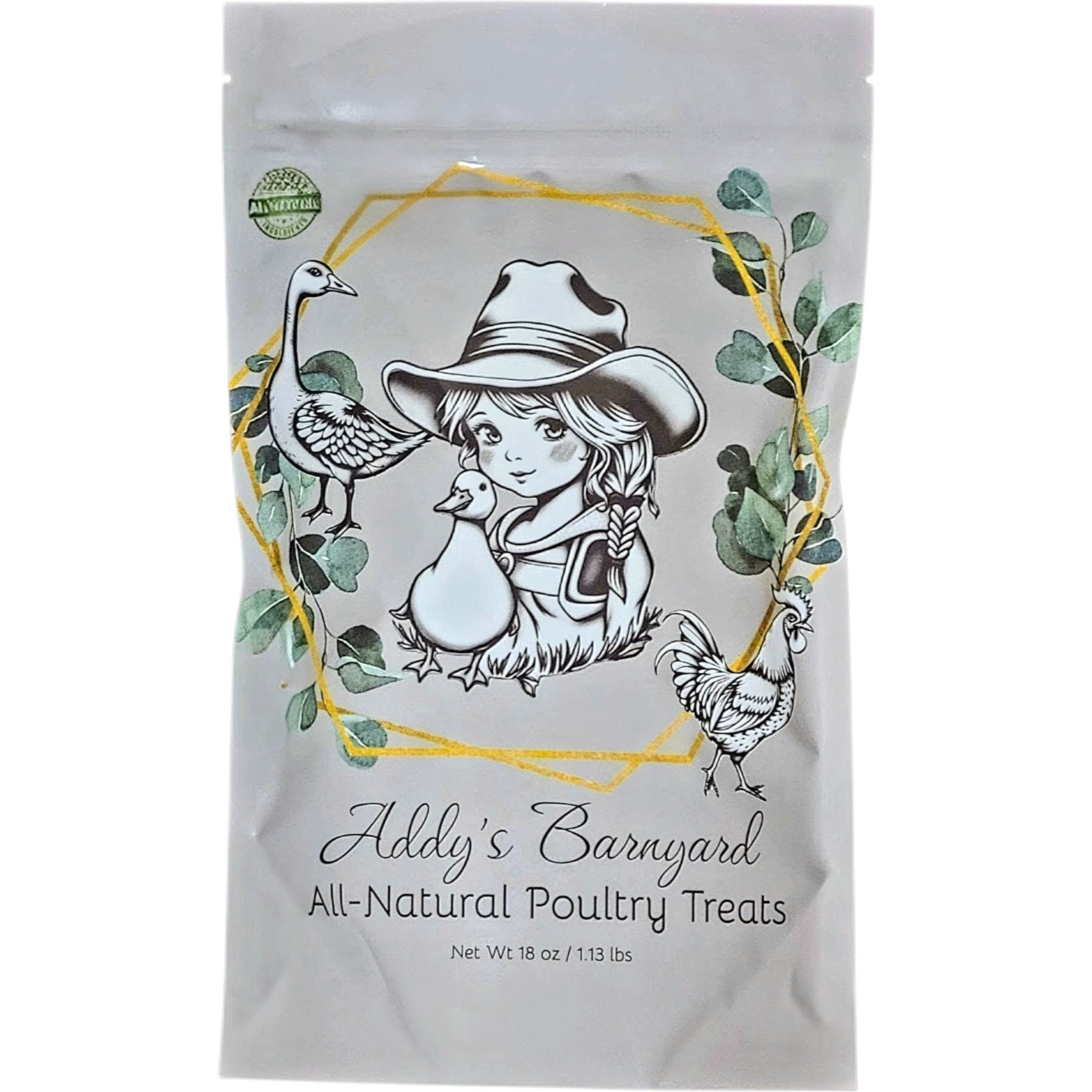Addy's Barnyard All-Natural Poultry Treats, 18-oz bag