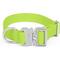 Show in main carousel: Nandog Durable Adjustable Sport Poly-Flex Waterproof Vinyl PVC Dog Collar, Neon Green, Large: 17 to 22-in neck, 1-in wide slide 1 of 7