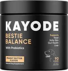 Kayode Bestie Balance Natural Yeast Support & Itchy Skin Comfort Chew Supplement for Dogs, 90 count