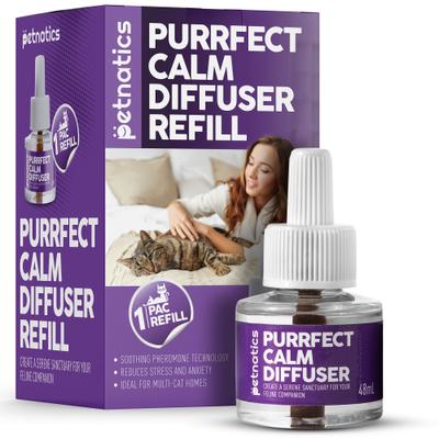 Show full view: Petnatics Purrfect Calming Unscented Diffuser Refill for Cats slide 1 of 5