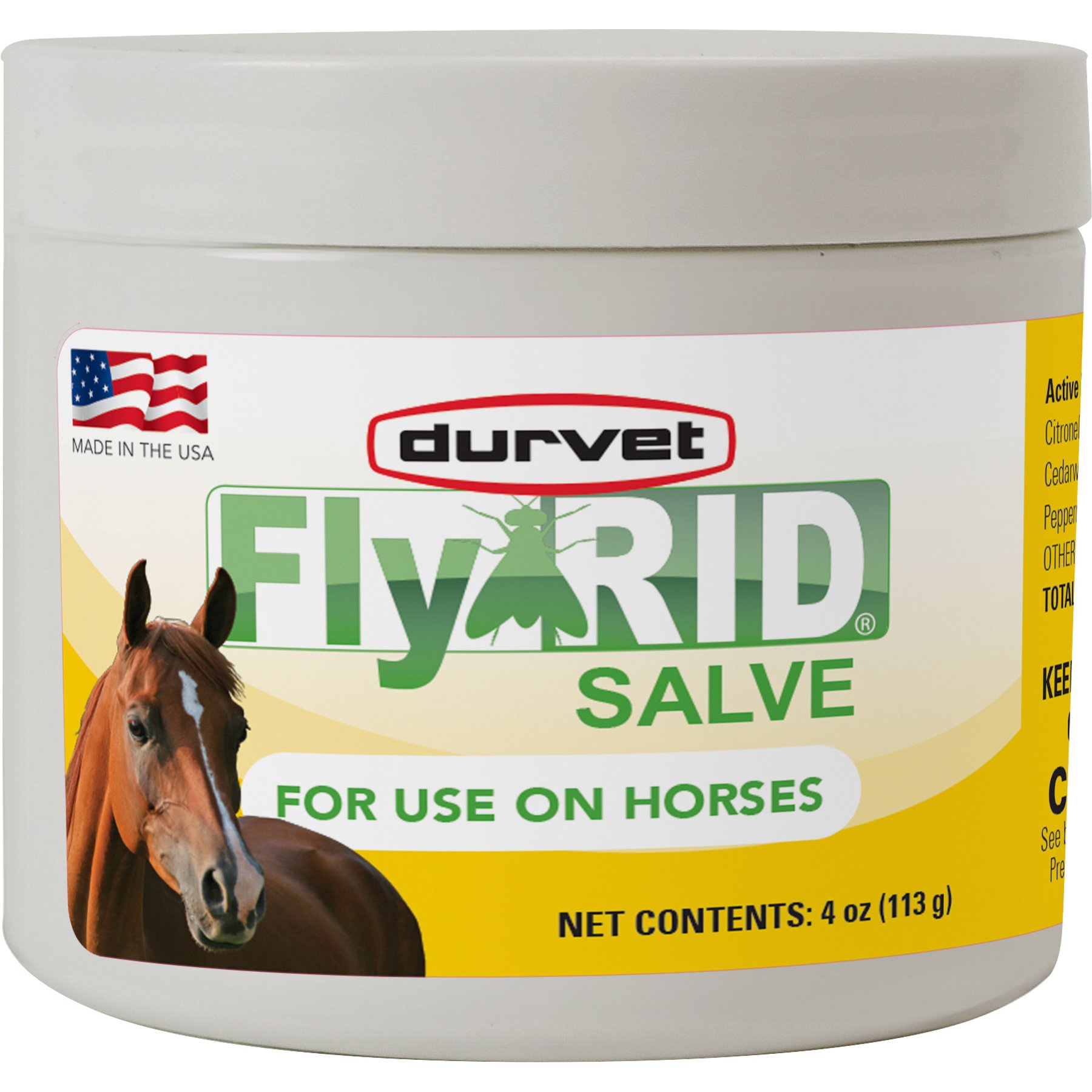 Durvet Flyrid Insect & Pest Control Salve, 4-oz