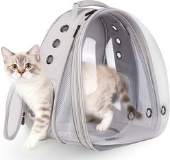 Halinfer Expandable Bubble Cat Backpack Carrier, Grey