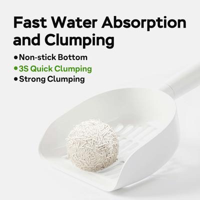 Show full view: Supet Natural Organic Plant Fiber Unscented Clumping Tofu Cat Litter, 5.5-lb bag, 1 count slide 4 of 10