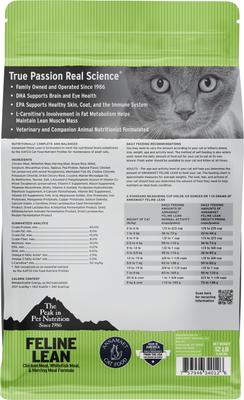 Show full view: Annamaet Original Feline Lean Formula Chicken Low Fat Dry Cat Food, 12-lb bag slide 3 of 3