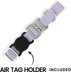 Nandog Durable Adjustable Sport Poly-Flex Waterproof Vinyl PVC Dog Collar, Lilac Purple, Small: 9 to 13-in neck, 3/4-in wide slide 2 of 7