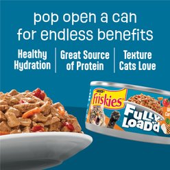 Friskies Fully Load’d Chicken, Salmon, & Tuna Variety Pack Wet Cat Food, 5.5-oz. can, 12 count slide 2 of 8