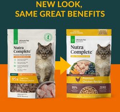 Ultimate Pet Nutrition Nutra Complete Chicken Freeze-Dried Grain-Free Cat Food, 12-oz bag slide 2 of 5
