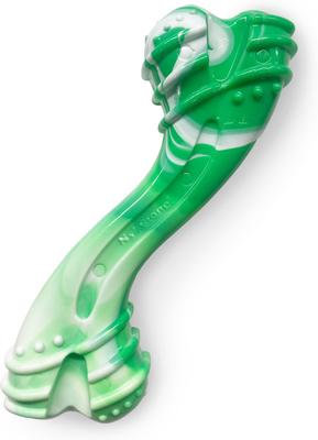 Show full view: Nylabone Holiday Power Chew Curvy Dental Bone Dog Toy, Wintergreen, Large slide 9 of 9
