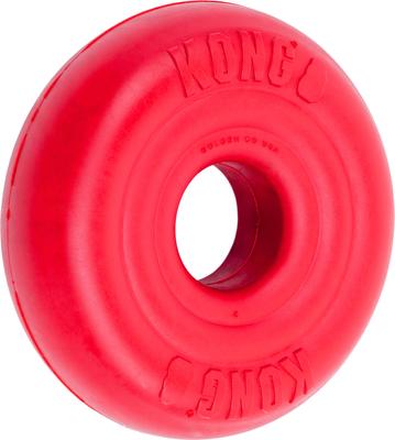 Show full view: KONG Donut Dog Chew Toy, Red, Small/Medium slide 6 of 7