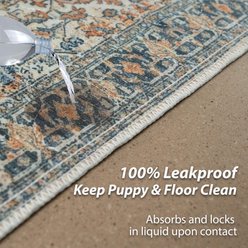 Nunubaby Washable Non-Skid Bottom Dog Pee Pads, Beige/Multi, 24 x 36-in, 2 count slide 2 of 7