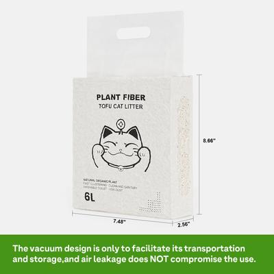 Show full view: Supet Natural Organic Plant Fiber Unscented Clumping Tofu Cat Litter, 5.5-lb bag, 1 count slide 8 of 10
