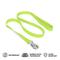 Show in main carousel: Nandog Durable Double Latch Sport Poly-Flex Waterproof Vinyl PVC Dog Leash, Neon Green, Medium/Large: 4-ft long, 1-in wide slide 3 of 4