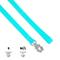 Show in main carousel: Nandog Durable Double Latch Sport Poly-Flex Waterproof Vinyl PVC Dog Leash, Aqua Blue, Small: 4-ft long, 3/4-in wide slide 4 of 4