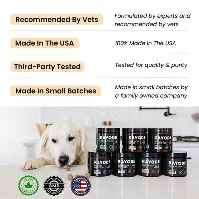 Show full view: Kayode Bestie Balance Natural Yeast Support & Itchy Skin Comfort Chew Supplement for Dogs, 90 count slide 8 of 9