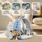 Show in main carousel: Halinfer Breathable Bubble Cat Backpack Carrier, Blue slide 6 of 6