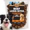 Show in main carousel: Brutus & Barnaby Single-Ingredient High Protein Beef Lung Bites Dehydrated Dog Treats, 8-oz bag slide 1 of 11