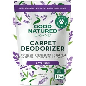 Good Natured Brand Carpet Deodorizer & Freshener Powder Pet Urine & Strong Odor Eliminator, Lavender Scented, 31-oz bag