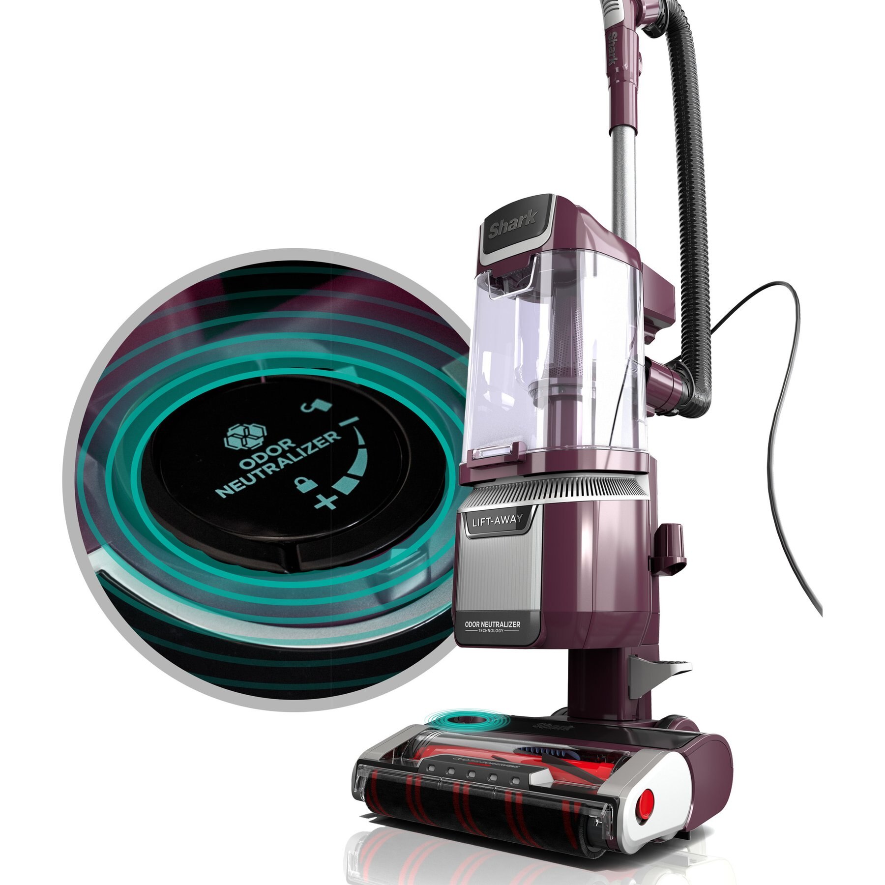 Shark Rotator Pet Lift-Away ADV Upright Vacuum, Wine Purple
