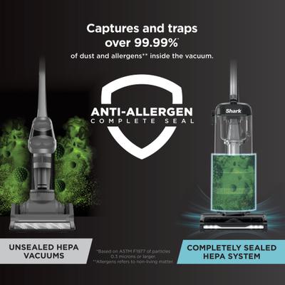 Show full view: Shark LA322 Navigator Lift-Away ADV Upright Vacuum, Black, 0.89-qt slide 8 of 9