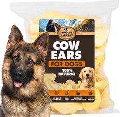 Brutus & Barnaby Premium Whole Cow Ears Puppy Natural Dog Chew - 25 count