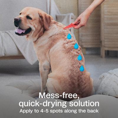 Show full view: Adams Flea & Tick Spot Treatment for X-Large Breed Dogs, 61-150 lbs, 3 Doses (3-mos. supply) slide 4 of 12