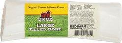 Redbarn Large Cheese n' Bacon Filled Bones Dog Treats, 6-in chew, 1 count