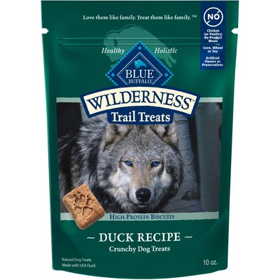 Blue Buffalo Blue Buffalo Wilderness Grain-Free Duck Biscuits Dog Treats 10 oz