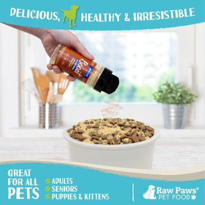 Show full view: Raw Paws Boost Organic Peanut Food Topper Powder Supplement for Dogs, 2.8-oz slide 4 of 7