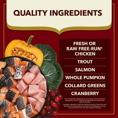 Show full view: ACANA Market Medley Chicken, Trout & Salmon Recipe with Freeze-Dried Morsels Made with Chicken & Cranberry Grain-Free Indoor Adult Dry Cat Food, 3.5-lb bag slide 5 of 10