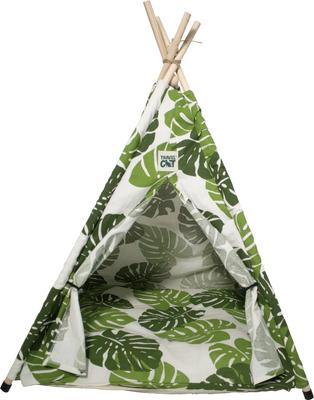 Show full view: Travel Cat Monstera Cat Tent Bed slide 2 of 6