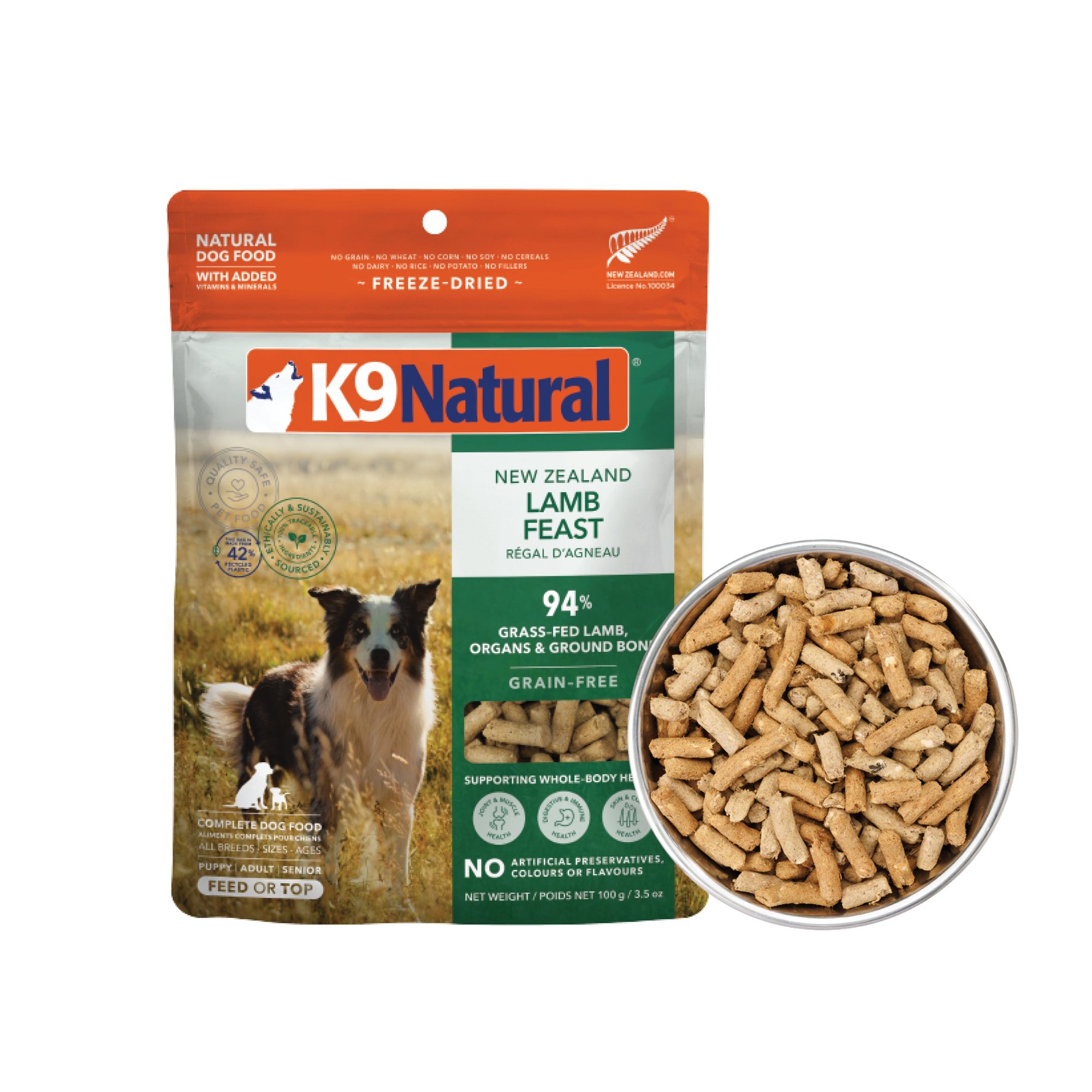 Product Reviews for K9 NATURAL New Zealand Lamb Feast Grain-Free