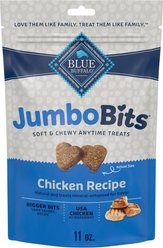 Blue Buffalo Jumbo Bits Chicken Recipe Soft & Chewy Dog Treats, 11-oz bag