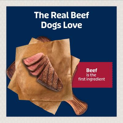 Show full view: Blue Buffalo Jumbo Bits Beef Recipe Soft & Chewy Dog Treats, 11-oz bag slide 5 of 10