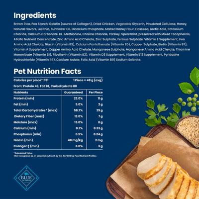 Show full view: Blue Buffalo Large Dental Dog Chews Bundle, 56 count slide 7 of 10