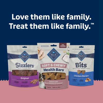 Show full view: Blue Buffalo Soft & Chewy Health Bars Chicken & Coconut Dog Treats, 9-oz bag slide 10 of 10