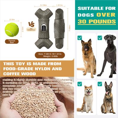 Show full view: KADTC Durable Bully Stick Holder Dog Toy, Brown, Large slide 4 of 9