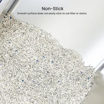 Show full view: Ptlom Paw Print High Sided Cat Litter Box, Medium slide 4 of 10