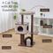 Show in main carousel: Petpals Elevate 2.0 4-Level Mid-Century Modern 37-in Polyester Cat Tree with Recycled Paper Rope, Washable Bed & Condo, Interchangeable Toy, Brown & Grey, Medium slide 5 of 7