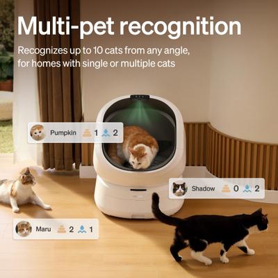 Show full view: Petlibro Luma Automatic Litter Box with Camera, 33-lb slide 4 of 9