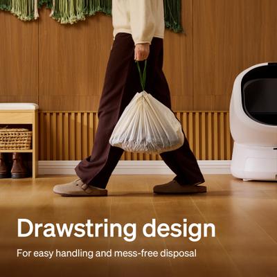 Show full view: Petlibro Luma Cat Litter Box Waste Drawer Liners, 40 Count, 2 Rolls slide 4 of 5