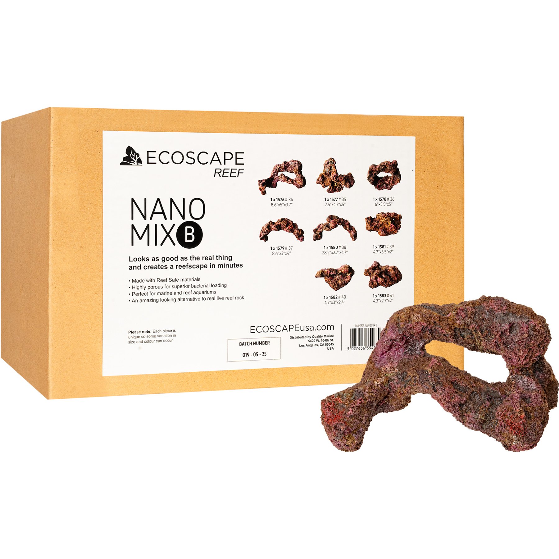 Ecoscape Nano Mix B Marine Aquarium Rocks