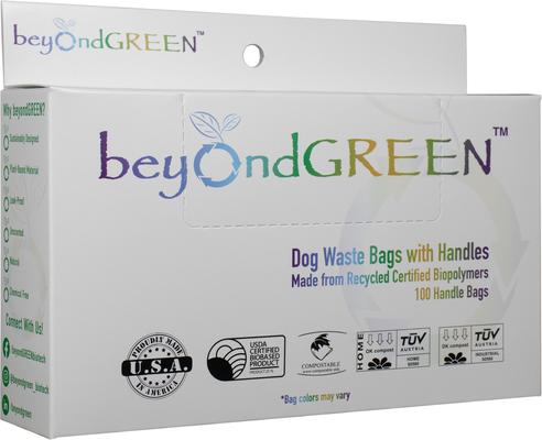 Show full view: beyondGREEN Handled Dog Waste Bags, 100 count slide 4 of 6