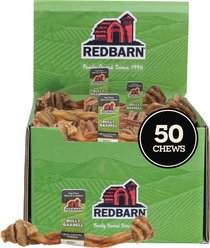 Redbarn Naturals Bully Barbells Dog Treats, case of 50