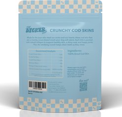 THE LICKER STORE Gluten & Grain-Free Omega-3 Single Ingredient Crunchy Dried Cod Skin Dehydrated Dog Treats, 3-oz bag slide 2 of 4