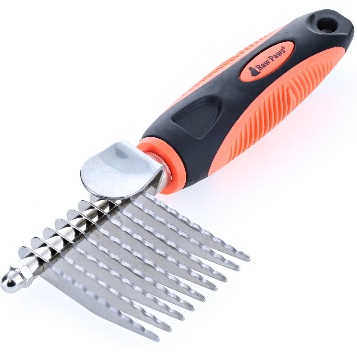 Raw Paws Dematting Tool & Grooming Rake for Dogs & Cats