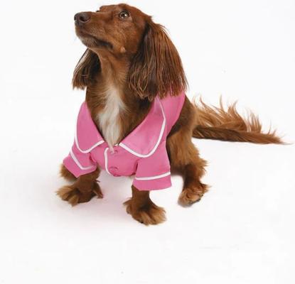 Show full view: Both Tails Dog Pajamas, Pink, X-Small slide 2 of 8