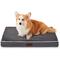 Show in main carousel: ZOMISIA Waterproof Egg Crate Foam Filling Orthopedic Dog Crate Bed with Removable Cover, Grey, Large slide 1 of 7