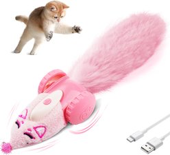 Migipaws Mouse Car Motion Cat Toy, Pink