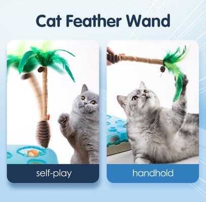 Show full view: Migipaws Paw Palace Motion Cat Toy with Catnip, Blue slide 4 of 10